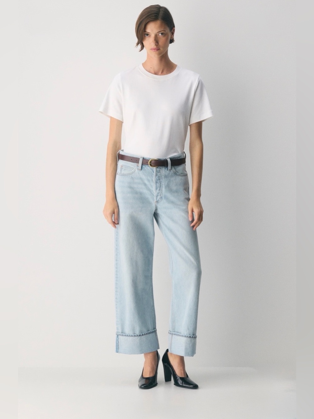 Aritzia Denim Forum The 90s Vintage Low Rise Straight Jean - Picture 1 of 5